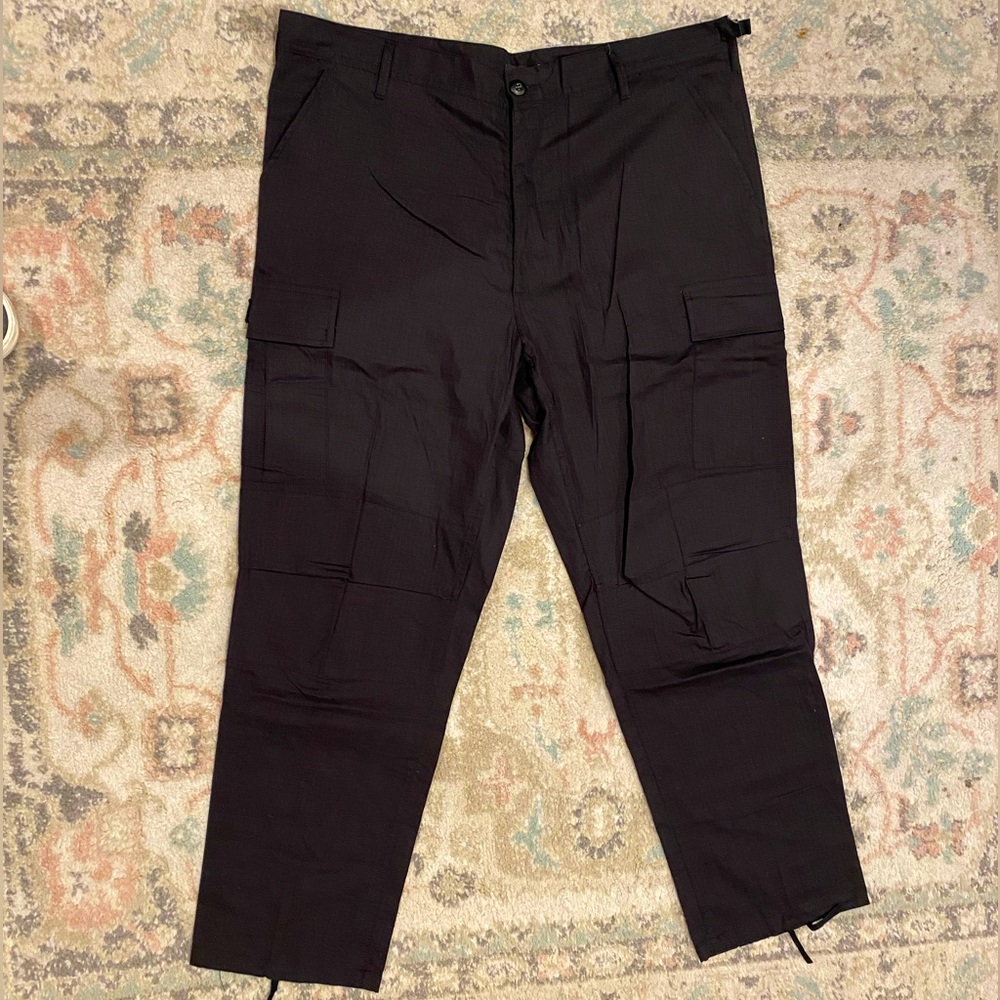 Men's Black Cargo Pants